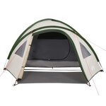 vidaXL Tente de camping à dôme 4 personnes vert imperméable