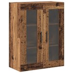 vidaXL Set de meubles muraux 2 Pièces Bois Ancien 69 5x34x90 cm
