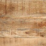 vidaXL Tables basses gigognes 3Pièces bois de manguier massif brut et fer
