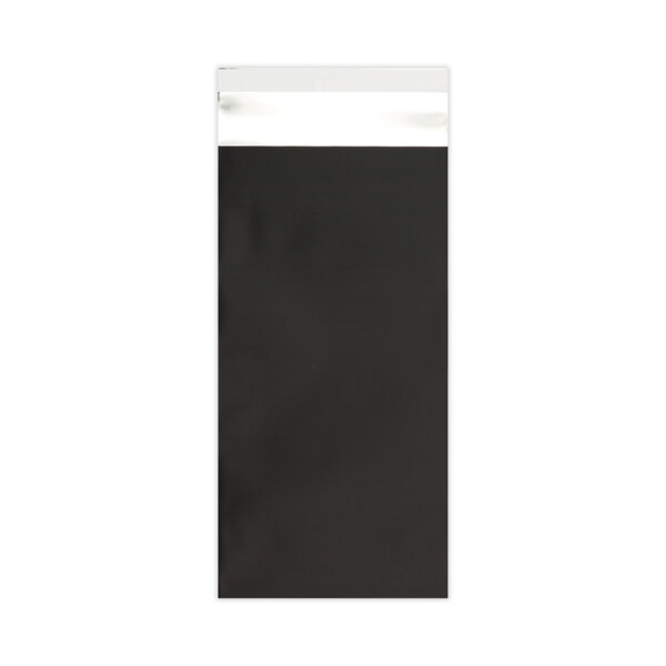 Lot de 100 sachet alu mat noir 220x110 mm (dl)