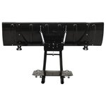 vidaXL Chasse-neige pour VTT 150x38 cm Noir