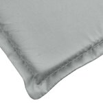 vidaXL Coussins de chaise à dossier bas lot de 2 gris clair mélangé
