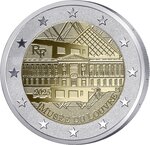 Musée du Louvre - Monnaie 2 Euros Commémorative. BE polissage inversé 2025