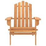 vidaXL Chaises Adirondack de jardin lot de 2 Bois massif d'acacia