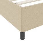 vidaXL Cadre de Lit Vert Clair Gris 160x200 cm Tissu Velours Côtelé