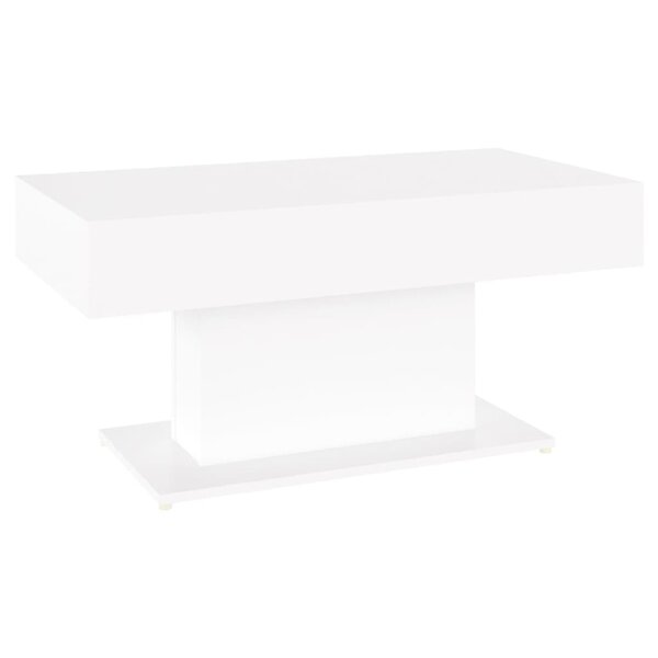 vidaXL Table basse blanc 96x50x45 cm bois d'ingénierie