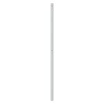 vidaXL Tête de lit métal blanc 200 cm