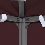 vidaXL Toile supérieure de gazebo 310 g/m² 3x3 m Bordeaux