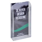Distributeur De Prospectus Vertical A6 - Cristal - X 12 - Exacompta