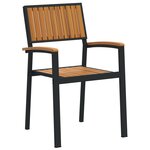 vidaXL Ensemble de salle à manger de jardin 7 pièces en bois massif d'acacia et métal