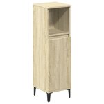 vidaXL Ensemble de meubles de salle de bain 3 Pièces chêne sonoma