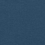 vidaXL Fauteuil Chesterfield bleu tissu