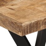 vidaXL Table à manger 110x55x75 cm bois de manguier massif