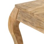 vidaXL Table basse 80x80x40 cm Bois de manguier massif