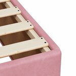 vidaXL Cadre de lit sans matelas rose 90x200 cm velours
