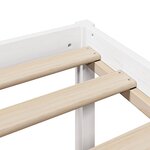 vidaXL Lit pour personne âgée avec tête de lit sans matelas 150x200 cm