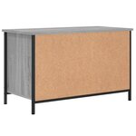 vidaXL Meuble TV Sonoma gris 80x40x50 cm Bois d'ingénierie