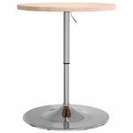 vidaXL Table de bar Ø60x90 5 cm bois massif de chêne
