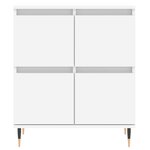 vidaXL Buffet Blanc 60x35x70 cm Bois d'ingénierie
