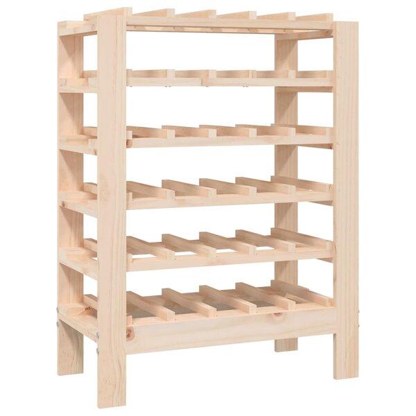 vidaXL Casier à vin 61 5x30x82 cm Bois de pin massif