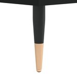 vidaXL Tables basses 2 Pièces noir 50x46x35 cm bois d'ingénierie