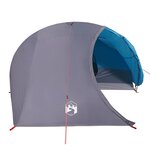 vidaXL Tente de camping à dôme 4 personnes bleu imperméable