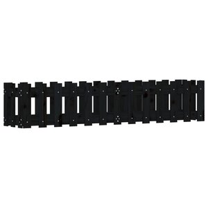 vidaXL Lit surélevé de jardin design de clôture 150x30x30cm pin massif