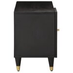 vidaXL Meuble TV 80x31x46 cm bois massif de manguier