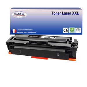 T3AZUR - Toner compatible avec Canon 046H pour Canon LBP-653Cdw  LBP-654Cx Noir - 6 500p