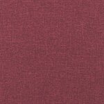 vidaXL Canapé à 2 places Rouge bordeaux 140 cm Tissu