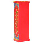 vidaXL Buffet peint à la main 40x30x120 cm Bois de manguier solide