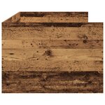vidaXL Lit d'appoint rustique Bois ancien Bois d'ingénierie 90 x 200 cm