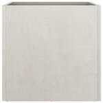 vidaXL Jardinière argenté 32x30x29 cm acier inoxydable