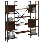 vidaXL Bibliothèque chêne marron 155 5x24x166 5 cm bois d'ingénierie