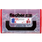 Fischer jeu de chevilles murales avec vis fixtainer duopower 210 pcs