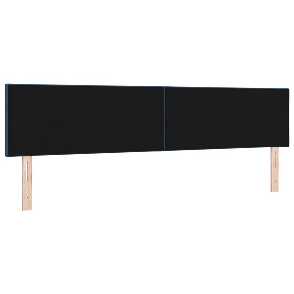 Tête de lit Design Blocs Diamant Bleu 200 cm en Tissu