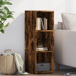 vidaXL Buffet chêne fumé 30x41x93 cm bois d'ingénierie