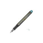 Stylo Plume Jetable V-Pen SILVER Pointe Moyenne Turquoise x 12 PILOT