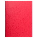 Chemise Simple Sans Élastique Avec 3 Rabats Carte Lustrée 390gm2 ® - A4 - Couleurs Assorties - X 50 - Exacompta