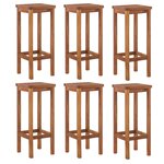 vidaXL Ensemble de bar de jardin 7 Pièces bois d'acacia solide