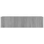 vidaXL Armoire murale TV Sonoma gris 120x30x30 cm Bois d'ingénierie