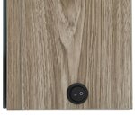 vidaXL Armoire de salle de bain à miroir LED Chêne 62x14x60 cm