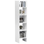 vidaXL Bibliothèque Blanc 40x35x180 cm Bois d'ingénierie