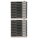 Module De Classement Modulo Office 10 Tiroirs Fermables À Clé - Noir - Exacompta
