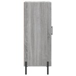 vidaXL Buffet Sonoma gris 34 5x34x90 cm Bois d'ingénierie