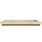 vidaXL Cadre de lit sans matelas chêne sonoma 160x200 cm