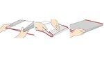 Couvre-livre, (l)250 x (L)520 mm, transparent HERMA