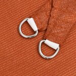 vidaXL Voile d'ombrage 160 g/m² Orange 2x3 5 m PEHD