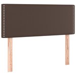 vidaXL Tête de lit Marron 90x5x78/88 cm Similicuir