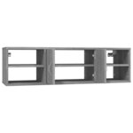 vidaXL Étagère murale Sonoma gris 102x30x29 cm Bois ingénierie